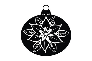 Merry Christmas Ball Ornaments Decoration Design