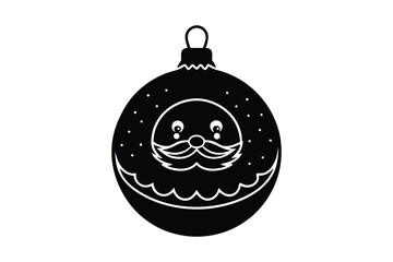 Merry Christmas Ball Ornaments Decoration Design