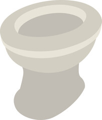 Toilet Bowl Flat Icon