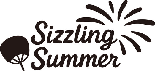Sizzling Summer - Summer Phrase / Monochrome / Single Item