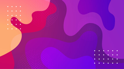 Abstract image with colorful wavy shapes and dots. Great for graphic design, backgrounds, presentations, and creative projects. Vibrant and dynamic.