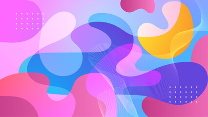 Abstract pastel design with overlapping shapes and lines. Ideal for backgrounds, posters, stationery, and modern graphic design projects.