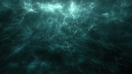 Deep Teal Abstract: Veined Texture with Subtle Light Play