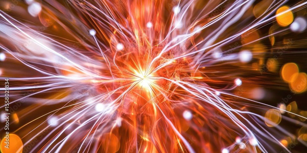 Aufkleber entropy increase visualized in a system, with particles in disarray and energy dispersion clearly depicted.