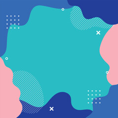 Flat Modern Abstract Background Design