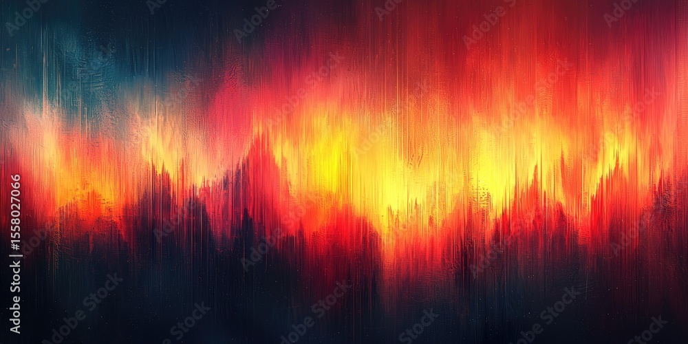 Poster the abstract artwork showcases the beauty of simple color palettes within a minimalist framework, us