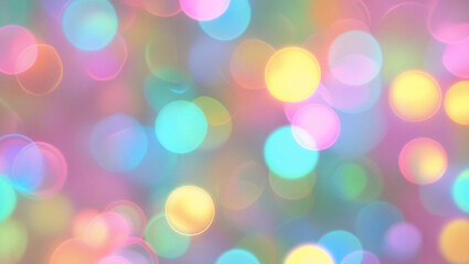 Fototapeta premium Bokeh lights background colorful blurred light effect abstract glitter texture festive bright celebration design