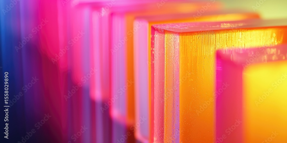 Leinwandbilder Macro shot of a bar chart with sharp contrasts and vibrant highlights, ideal for modern data-driven designs.