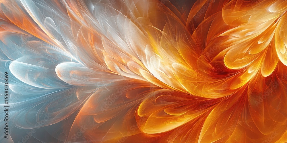 Poster A visually striking abstract design using digital abstract art, emphasizing the dynamic and captivating patterns and effects to produce a modern artistic effect.