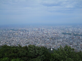aerial view of the city