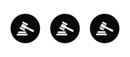 gavel vector icon. gavel symbol icon