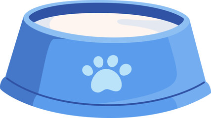Pet Food Bowl Illustration

