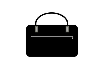 ビジネスバッグ　ブラック　グラフィック素材