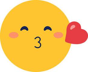 Emoji Blowing a Kiss

