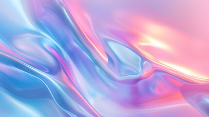 Minimal Blue Holographic Abstract Blur Gradient Background - Professional Photography,