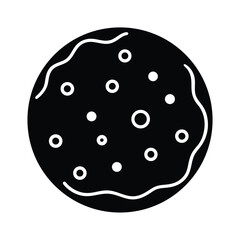 Cookie Icon Outline Vector Illustration