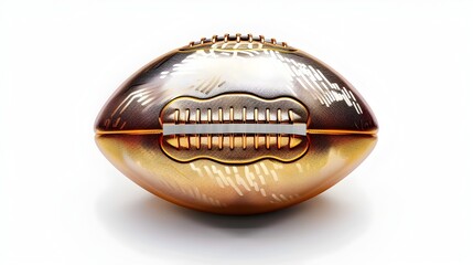 American Gold Football Quarterback