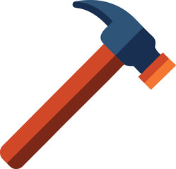 hammer vector icon on white background