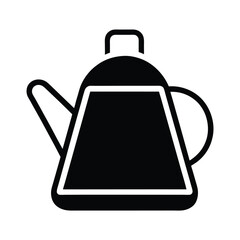 Kettle Icon Outline Vector Illustration