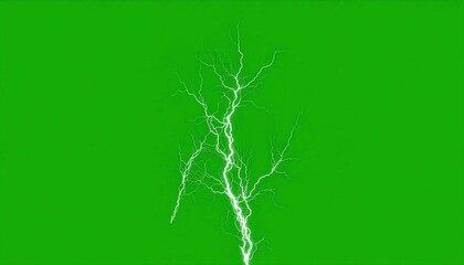 Abstract lightning bolt graphic,  white streaks on bright green background