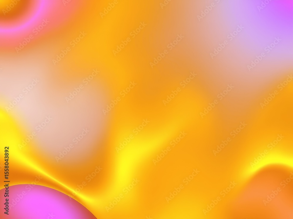 Poster a vibrant blend of orange yellow and pink creating a smooth and colorful gradient background design 
