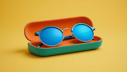 sunglasses on a white background