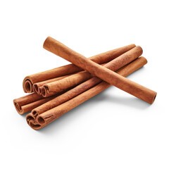 Cinnamon sticks on a transparent background