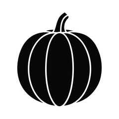 Pumpkin Icon Outline Vector Illustration