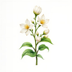 Fototapeta premium bouquet of white Jasmine