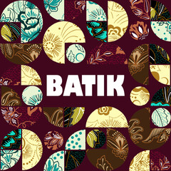 classic quilting batik design with logo
