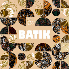 classic quilting batik design with logo