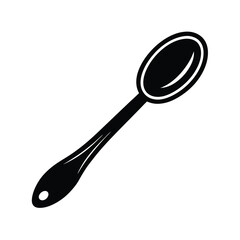Spoon Icon Outline Vector Illustration