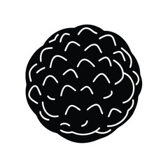 Truffle Icon Outline Vector Illustration