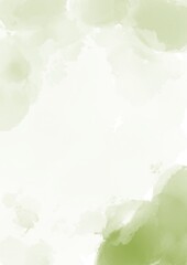 Green watercolor aesthetic background suitable for invitation, wedding, birthday, announcement, salon, nails art, etc. 