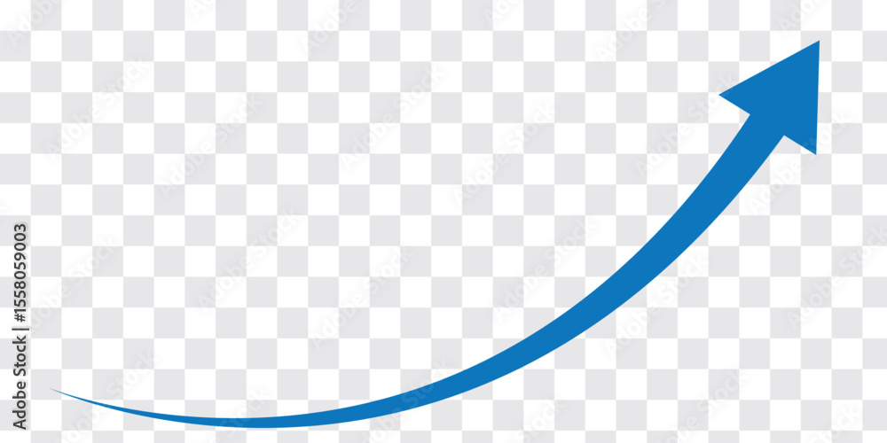 Poster set long blue curve arrow icon. blue curve arrow icon set. long arrow icon set. curve arrow set. var