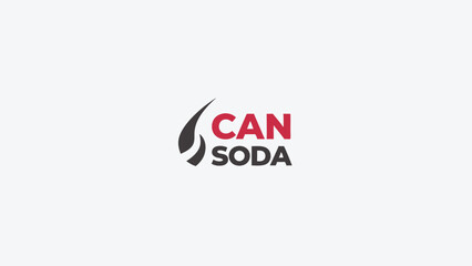 Can Soda Fast Drink Logo