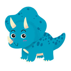 cute dinosaur vector image for icon,sticker,decoration