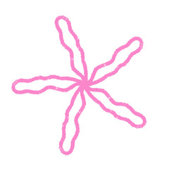 illustration of a pink flower
