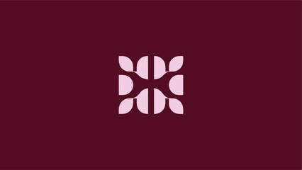 Floral Motif Elegant Symbol