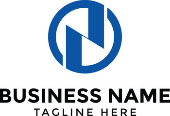 Minimal Letter N Logo for Branding and Business Use