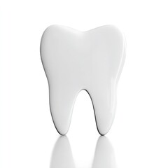 Set of realistic teeth, transparent background