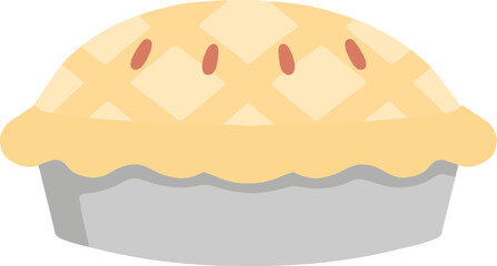pie icon on transparent background