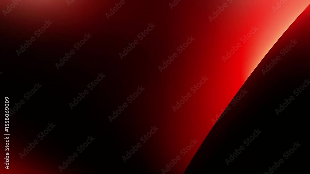 Poster abstract red and black gradient video with diagonal light and shadow