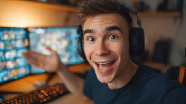 Gaming streamer engages followers in interactive online session