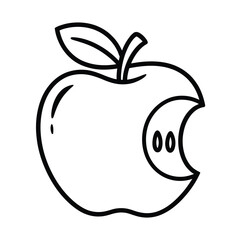 Elegant line art illustration of a classic tufted sofa on a white background