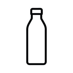 Insulated Bottle Icon Outline Vector Illustration