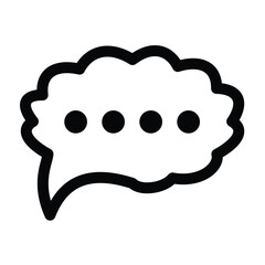 bubble speech icon
