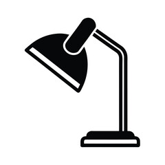 Reading Lamp Icon Outline Vector Illustration