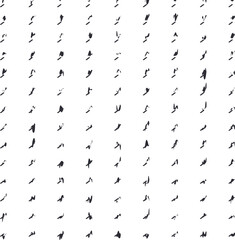 The texture consists of horizontal rows of jagged dots. Imitation of swarm of insects. 