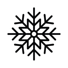 Fototapeta premium Snow Social Icon Outline Vector Illustration